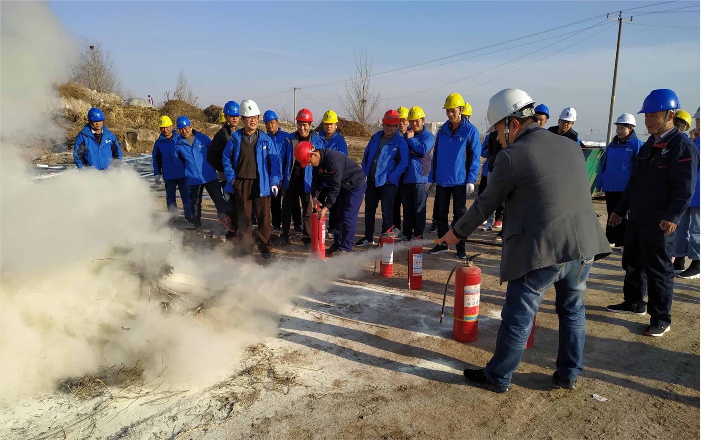 【费县公司】消防应急演练活动